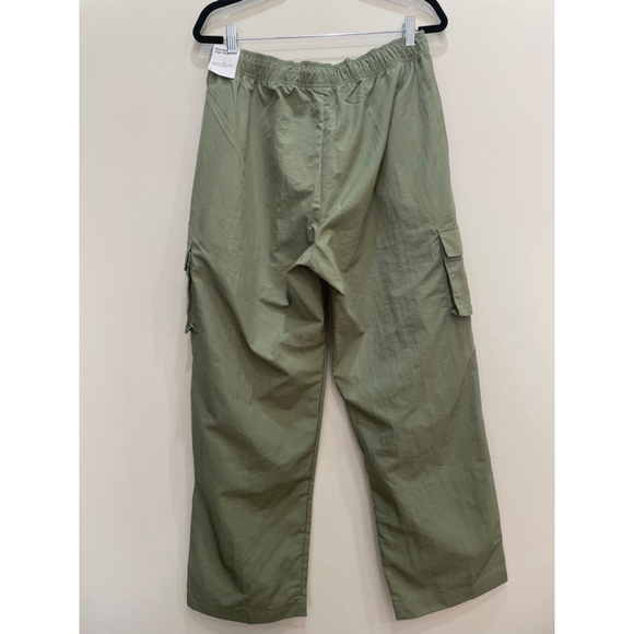 Nike Womens Essential High Rise Woven Cargo Pants M Wide Leg Baggy Gorpcore - Picture 4 of 9